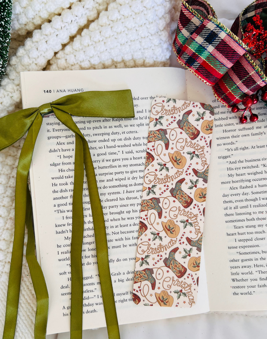 Cowboy Christmas Bookmark