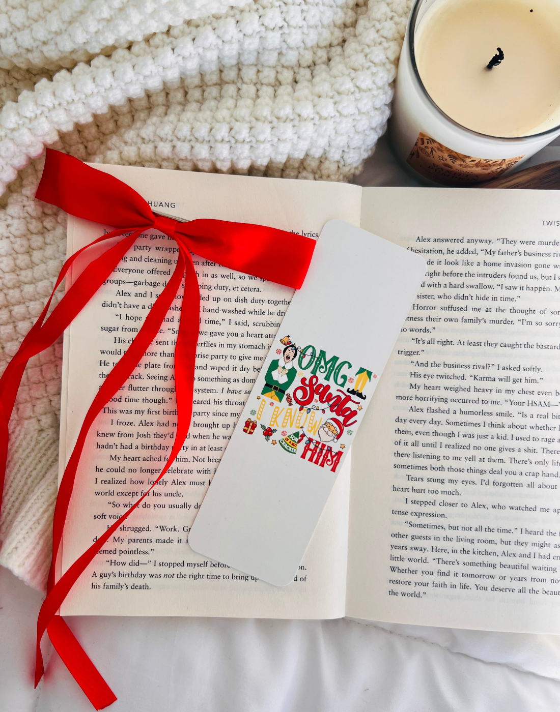 Elf Holiday Movie Bookmark