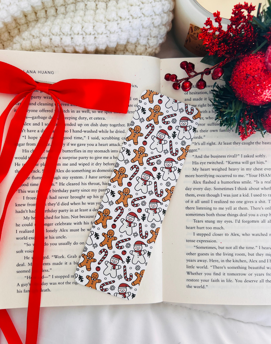 Gingerbread Treats Christmas Bookmark