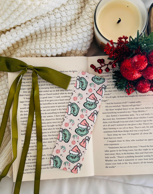 Mean One Christmas Bookmark